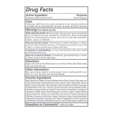 cbdMD - CBD Topical - Recover Pump - 3000mg - Label