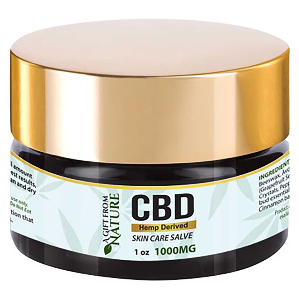 AFGN Hydrating CBD Skin Care Salve 1000mg hemp derived CBD topical cream