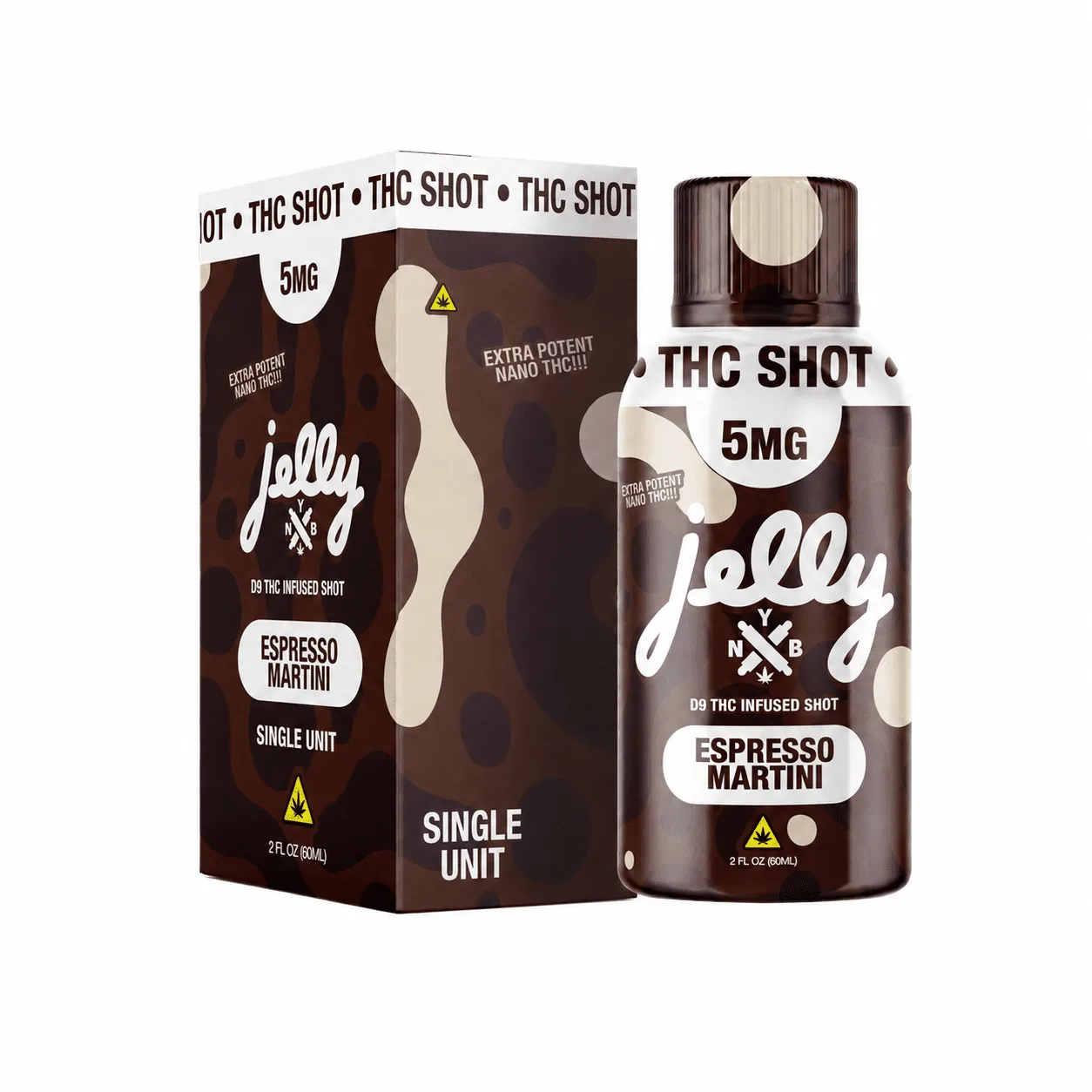 Jelly D9 THC Infused Shot 5MG – 2 fl oz – Multiple Flavors - Image 2