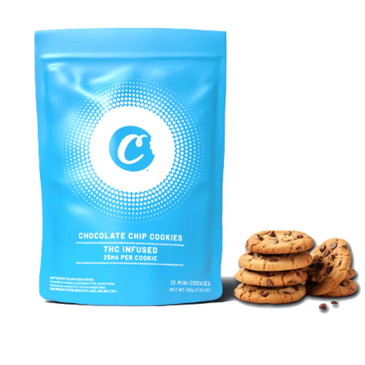 Cookies Chocolate Chip THC Infused 25mg Cookies - 10ct