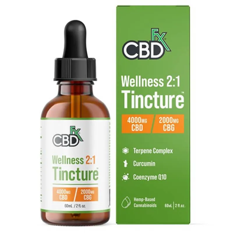 CBG + CBD Oil Wellness Tincture - CBDfx - Image 5