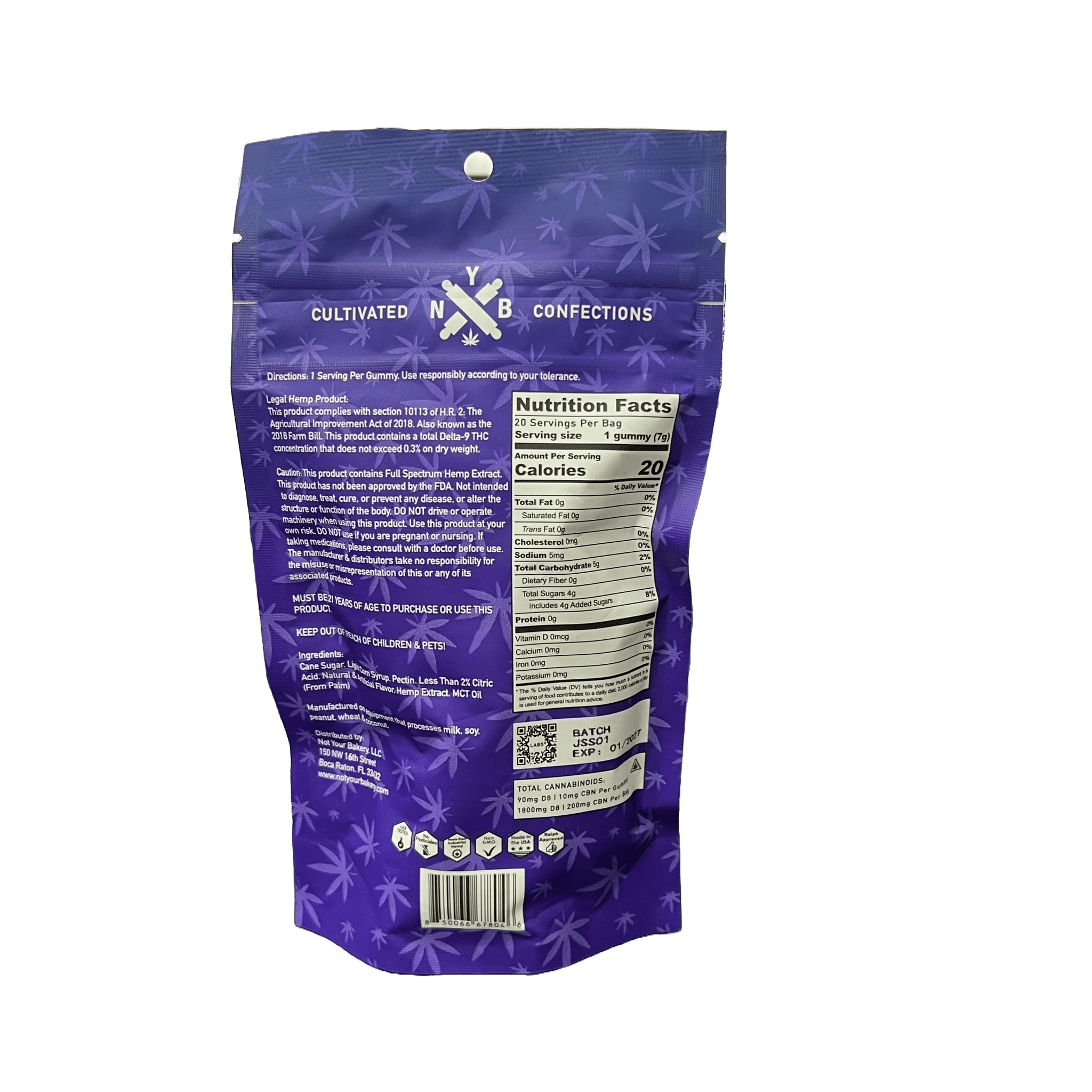 Jelly Night Time 2000mg Delta-8 THC Gummies