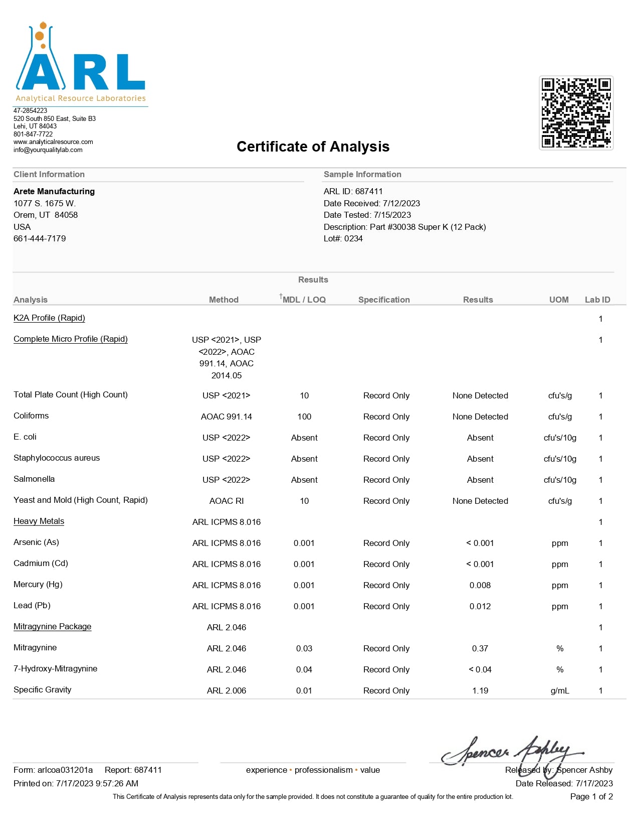 MIT45 Super K (Blue) - 30mL - Image 3