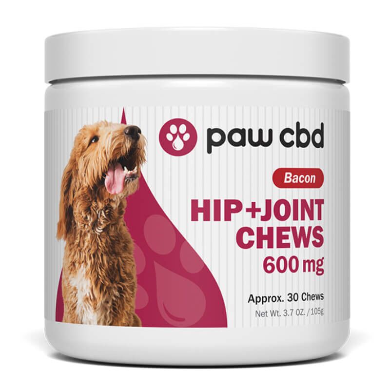 PAW CBD – Hip & Joint Chews – CBD – Bacon Flavor - 150MG / 300mg / 600mg – 30 Count - Image 3