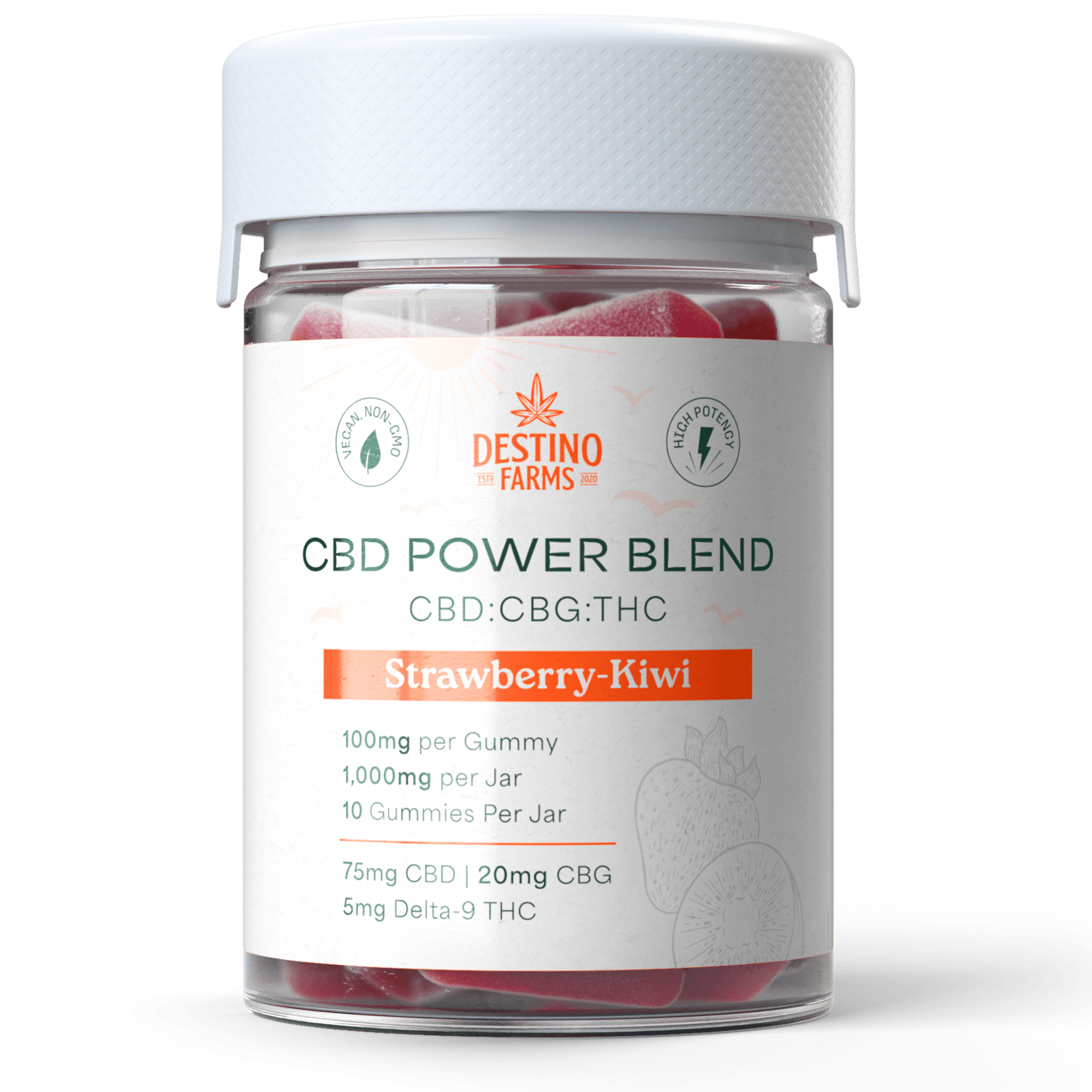 Destino Farms CBD Power Blend Gummies 630mg - Image 5