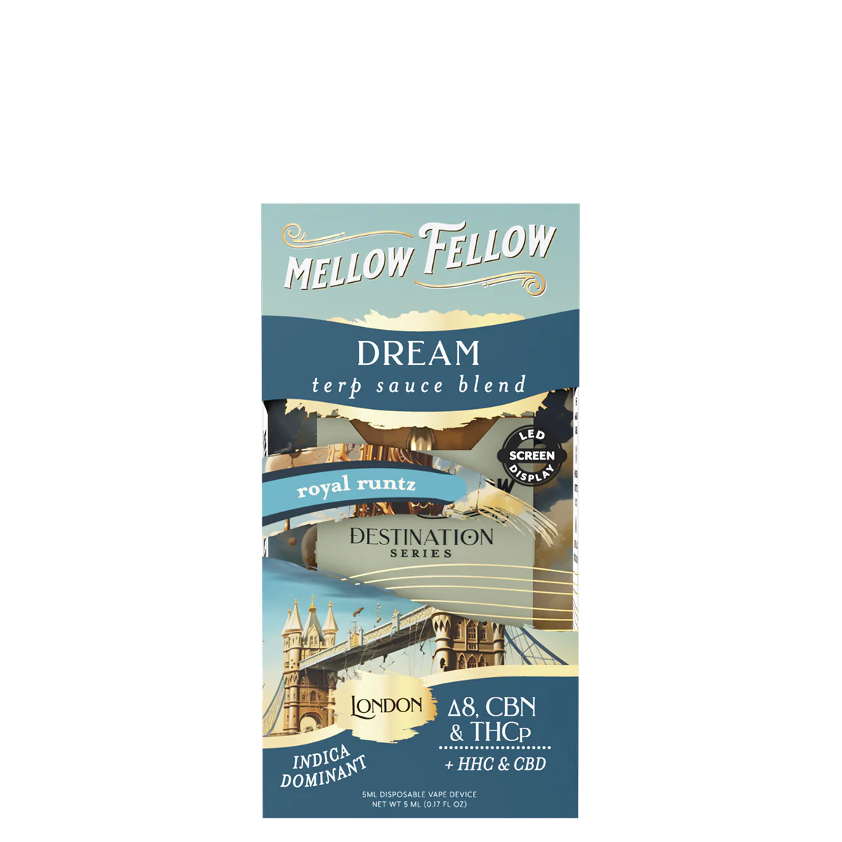 Mellow Fellow Dream Blend Terp Sauce 5ml Disposable Vape - Royal Runtz (Indica Dominant)