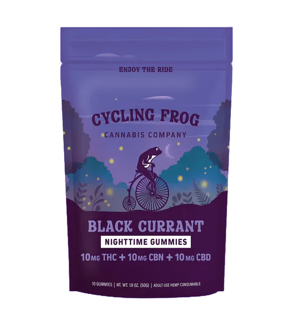 Cycling Frog Gummies Black Currant 10ct