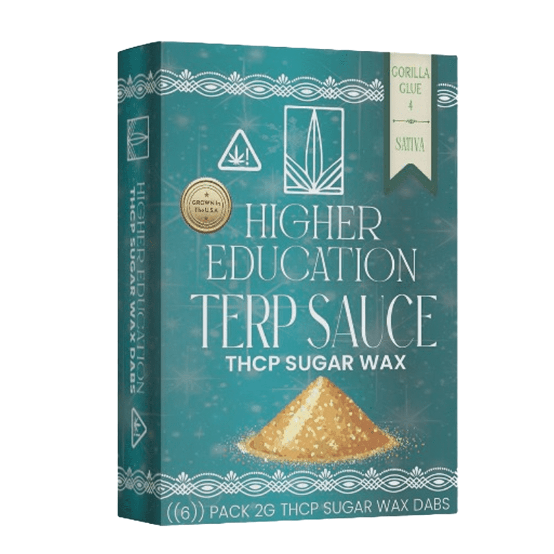 Higher Education THCP Sugar Wax Gorilla Glue 4 Sativa 2g