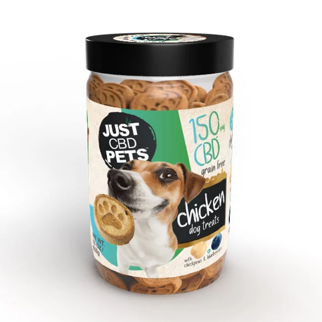 Just CBD Pets – Dog Treats – CBD – Chicken Flavor – 150mg