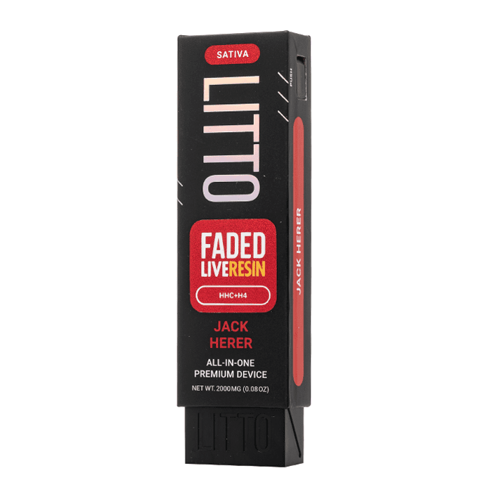 LITTO Faded Blend Live Resin Disposable 2G Jack Herer Sativa