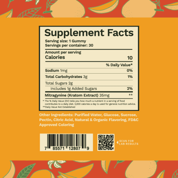 Super Speciosa Extra Strength Kratom Gummies - 30ct - Image 7