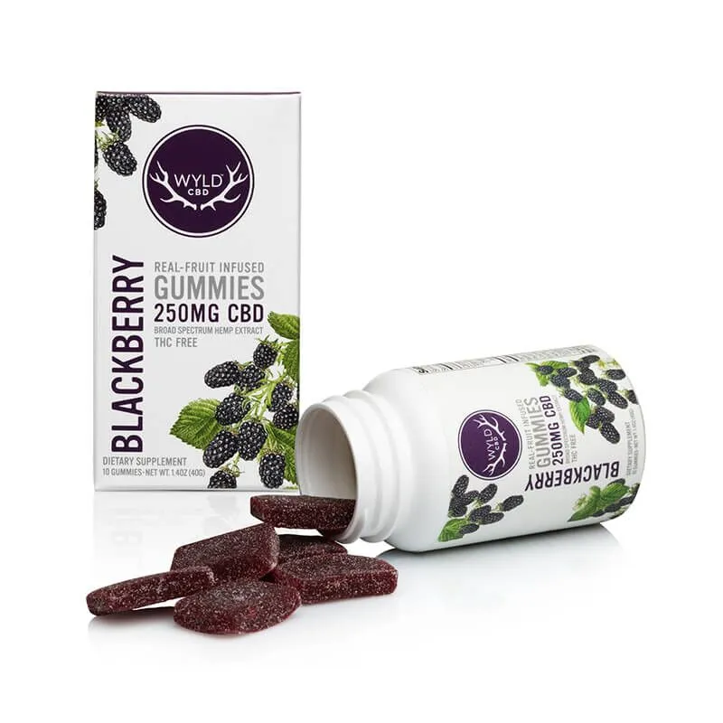CBD Gummies - Blackberry - Wyld CBD - Image 2
