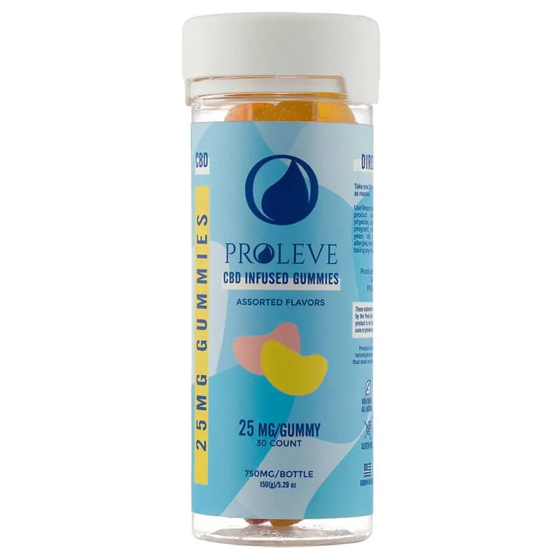 CBD Gummies - Assorted Fruit Flavors - Proleve
