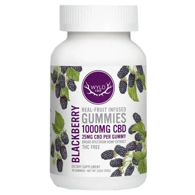 CBD Gummies - Blackberry - Wyld CBD - Image 4