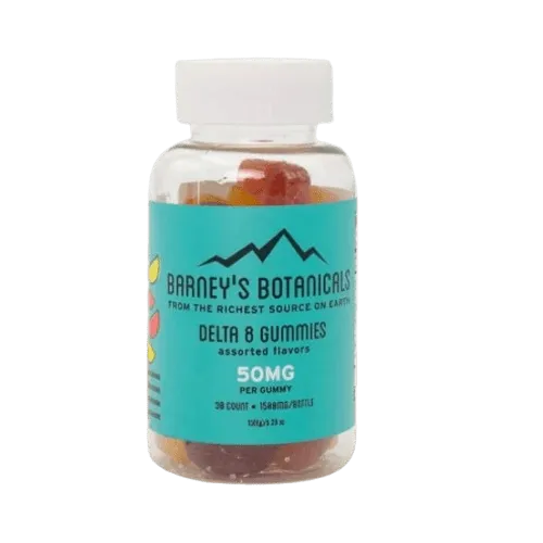 Barneys Botanicals Delta 8 THC Gummies 30ct 50mg