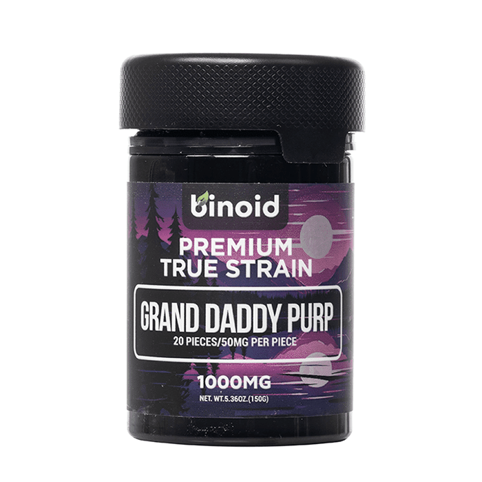 Binoid True Strain Gummies- 1000mg grand daddy purp