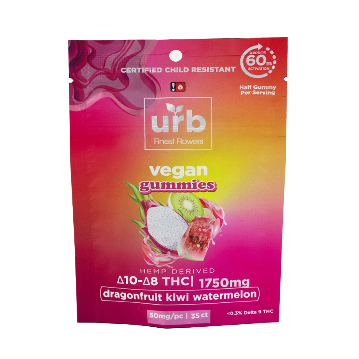 Urb D10/D8 THC Gummies 1,750MG - Image 9
