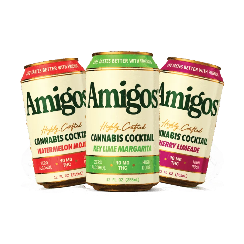 Amigos Highly Crafted Cannabis Cocktail 10mg Variety Pack