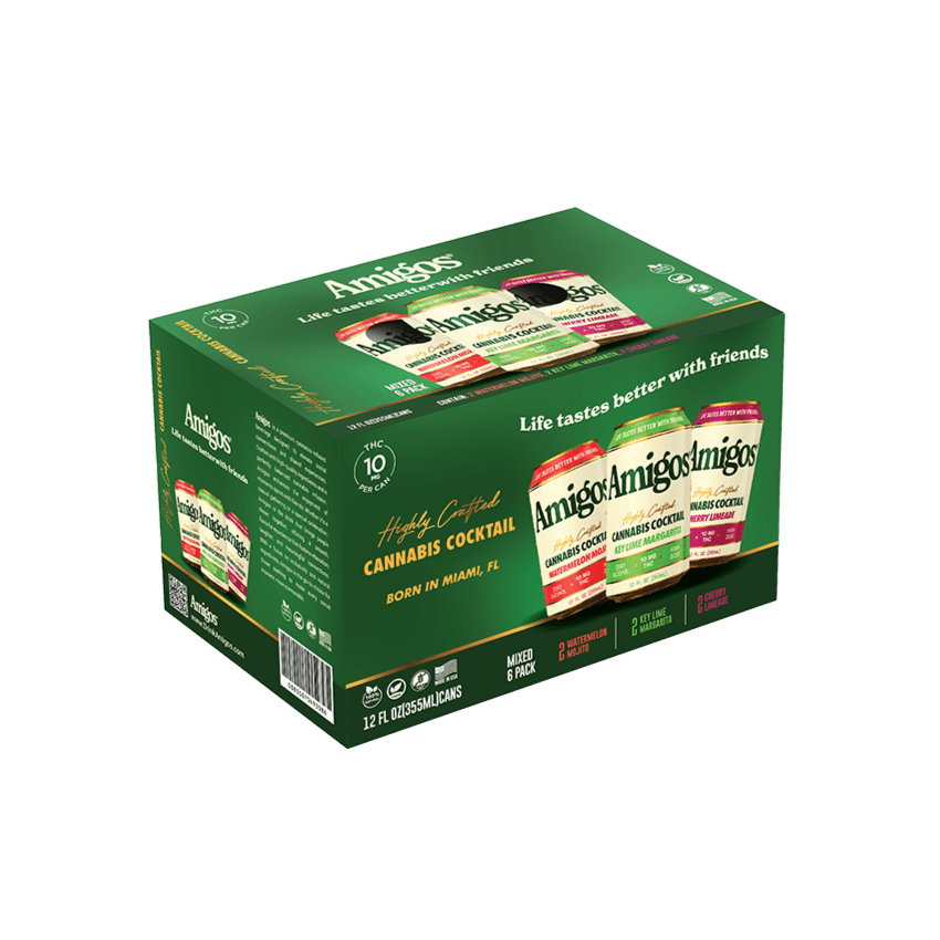 Amigos Highly Crafted Cannabis Cocktail 10mg Variety Pack - Image 2