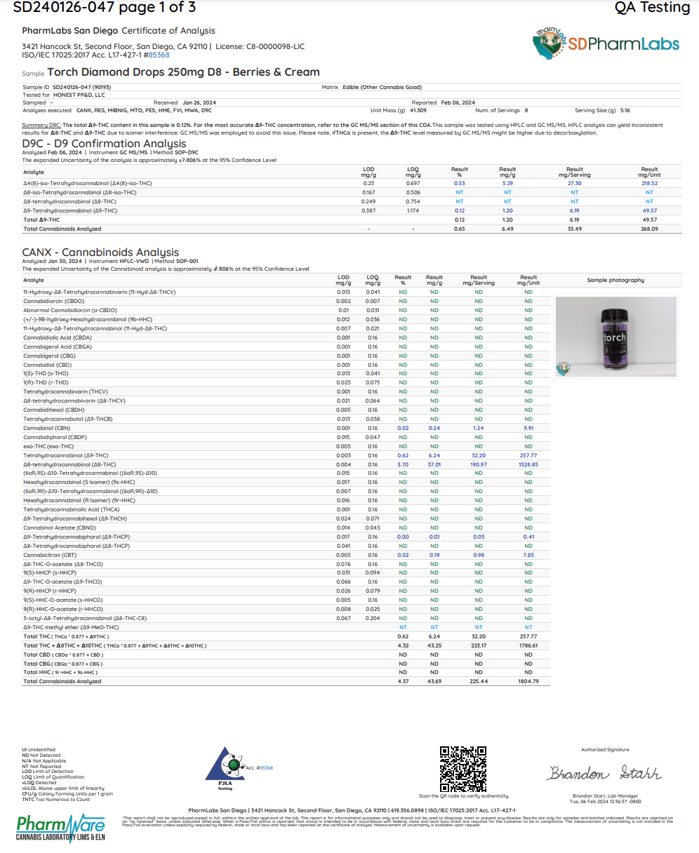TORCH DIAMOND DROP GUMMIES Delta 9 THC + THCA 5000MG - Image 13