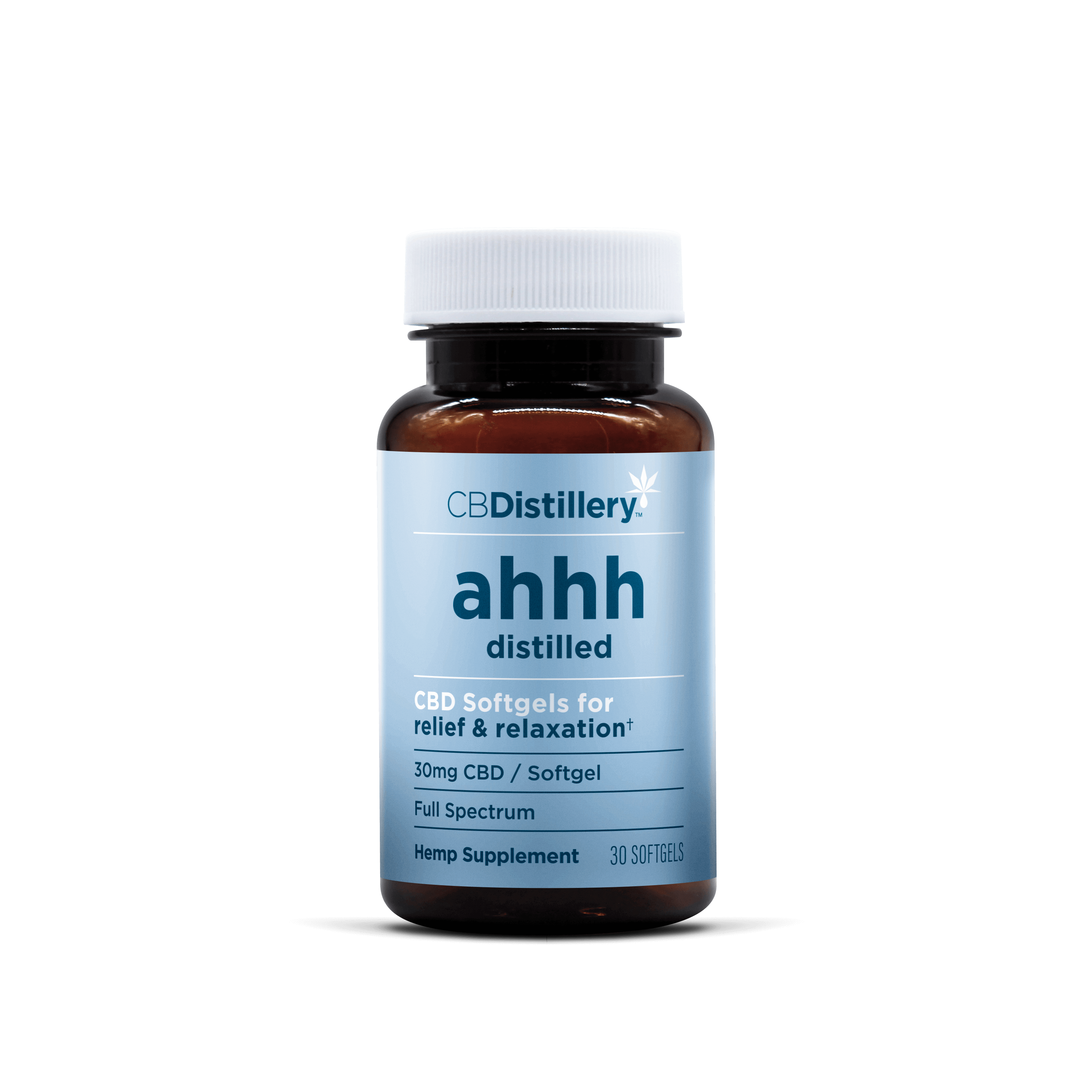 Full Spectrum CBD Capsules - 30ct. - CBDistillery - Image 2