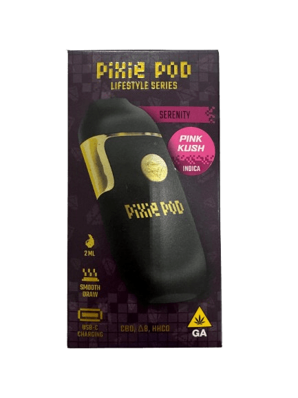 Pixie Pod Lifestyle Series disposable vape 2ml Pink Kush indica