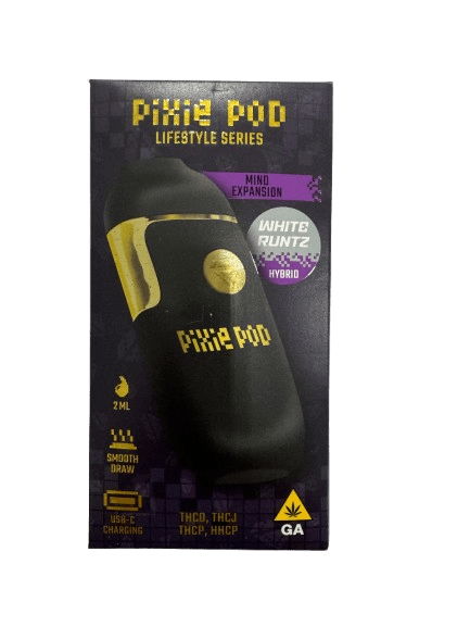Pixie Pod Lifestyle Series disposable vape 2ml White Runtz