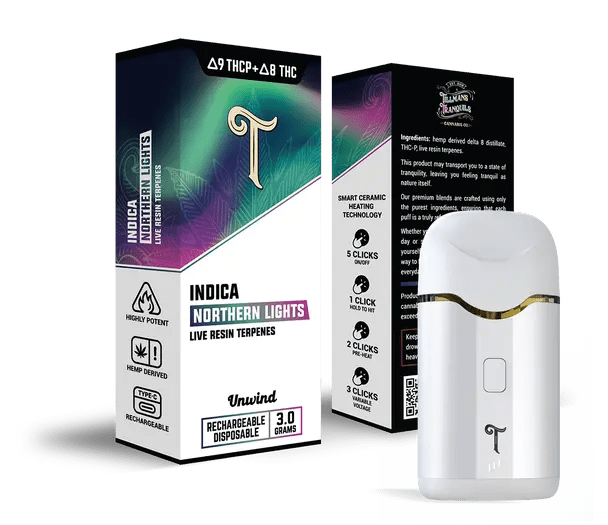 Tillmans Tranquils Disposable Vape – 3g THCp + D8 - Image 4