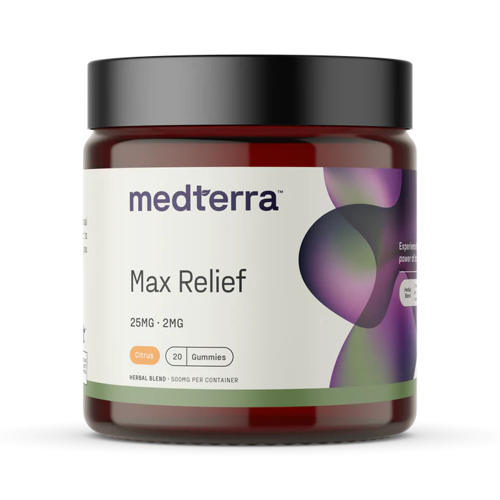 True Full Spectrum 25mg CBD, 2mg THC Gummies - Citrus - Medterra