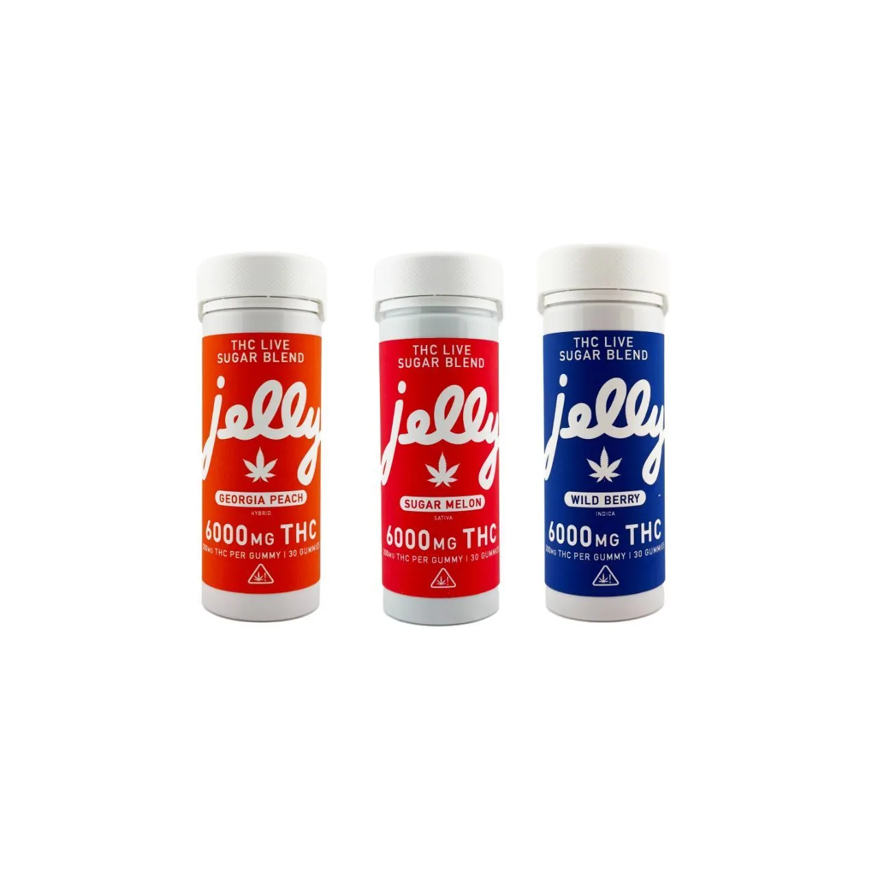 jelly thca all flavor gummy jars