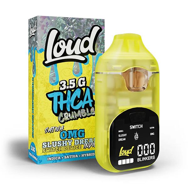 loud-thca-crumble-3.5g-disposable-omg-slushy-dream