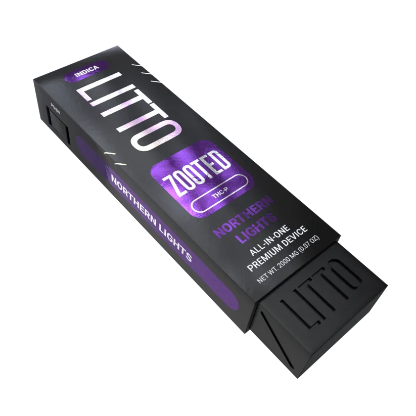 LITTO ZOOTED THC-P Disposable 2G Northern Lights Indica