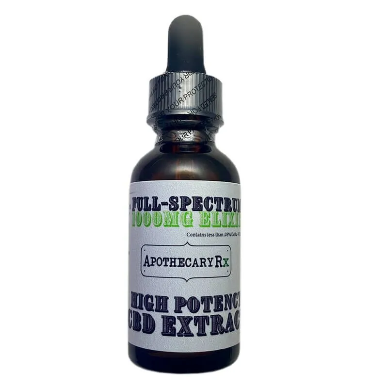 Full Spectrum CBD Oil Tincture - Apothecary Rx