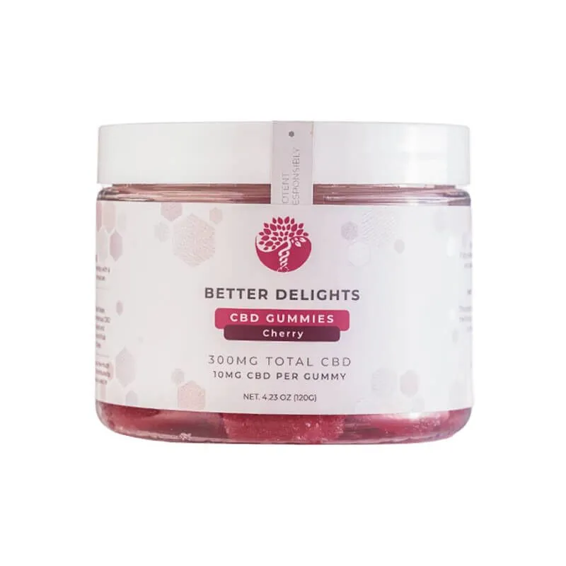 Creating Better Days - CBD Edible - Cherry Gummies - 300mg-600mg