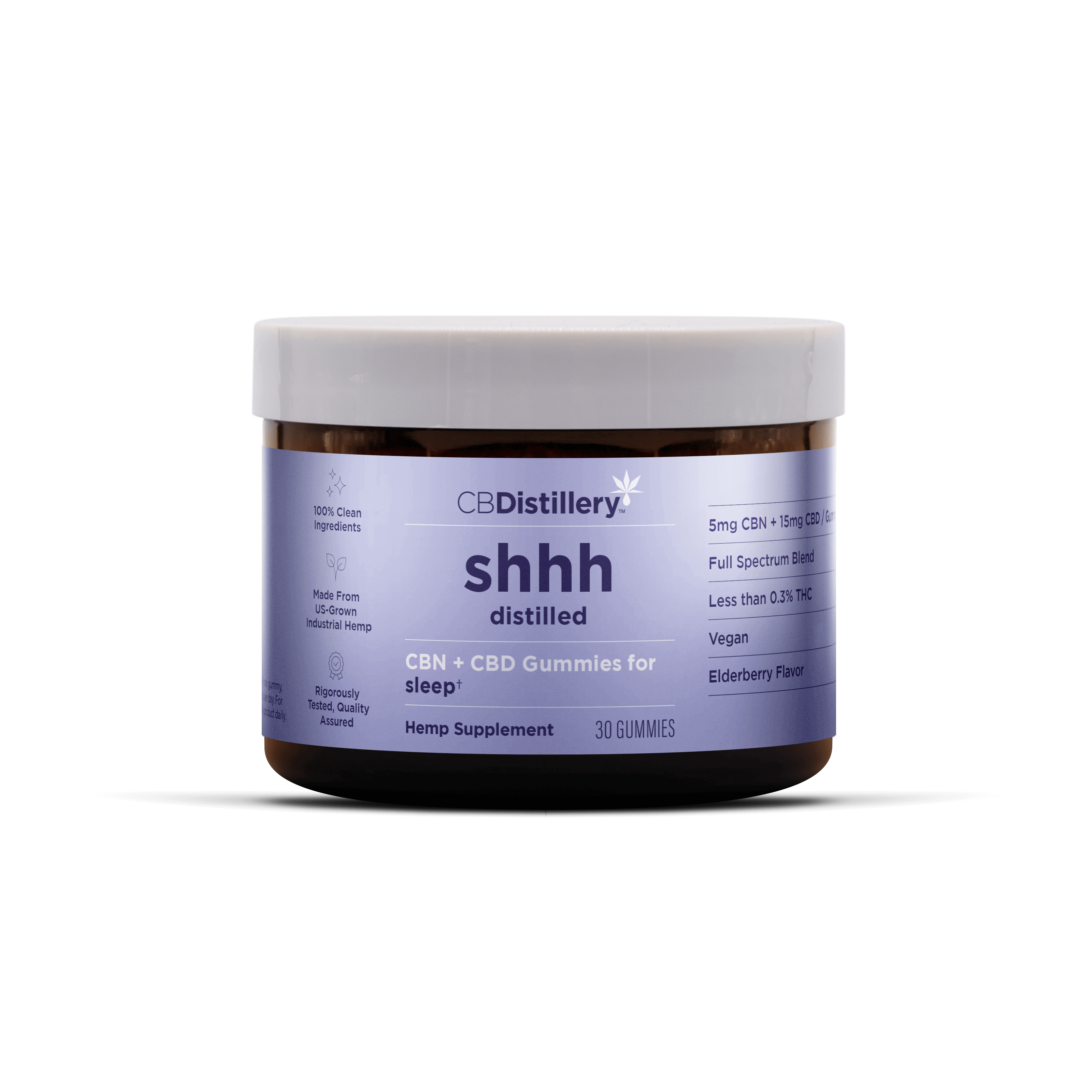 Sleep Synergy CBD Gummies with CBN - Elderberry - CBDistillery