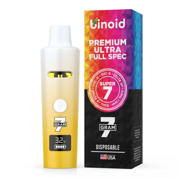 Binoid Premium Ultra Super 7 Disposable Vape 7g Full Spectrum