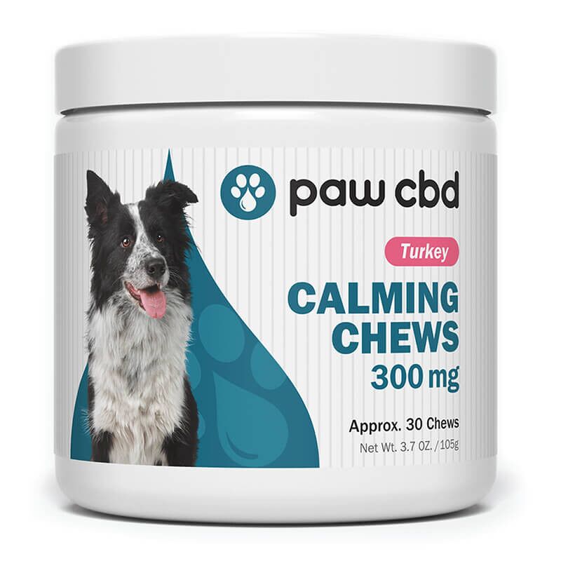 Paw CBD Calming Chews CBD Turkey Flavor 300mg / 600mg – 30 Count - Image 2