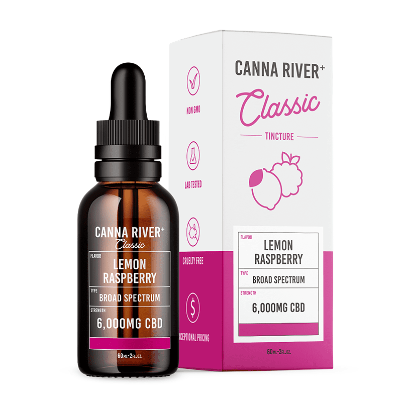 Classic CBD Oil Tincture - Lemon Raspberry - Canna River - Image 4