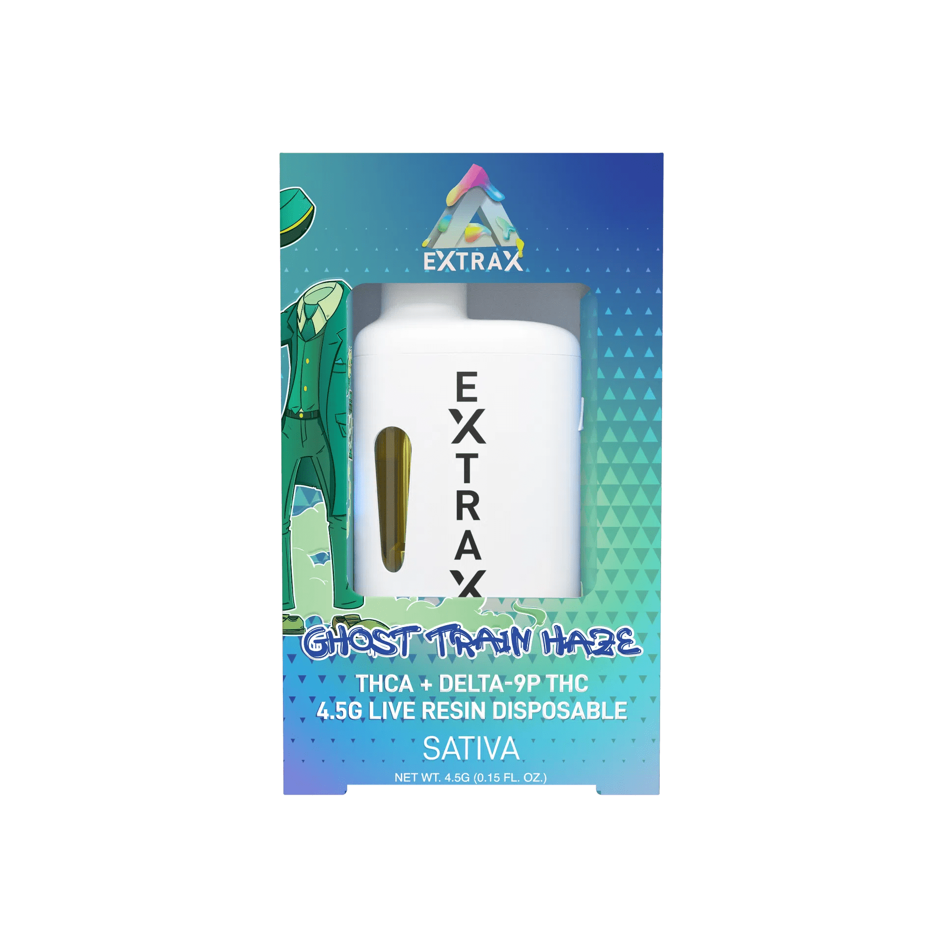 Delta Extrax 4.5G Adios Blend Disposable - Ghost Train Haze (Sativa)