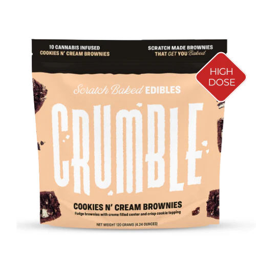 Crumble Brownies 100mg