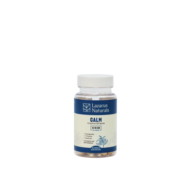 Full Spectrum CBD Capsules for Calm – Lazarus Naturals - Image 2