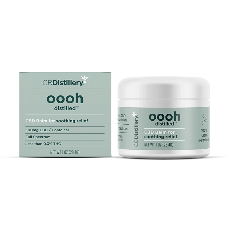 CBDistillery oooh Distilled Full Spectrum CBD Soothing Relief Balm – 500MG – 1 oz
