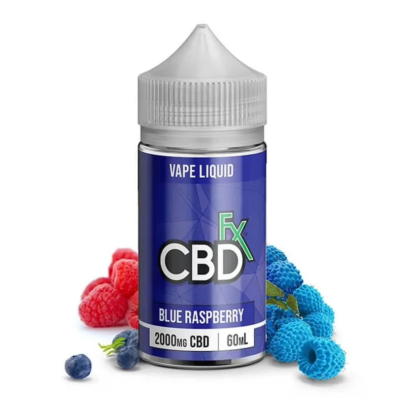 Blue Raspberry CBD Vape Juice - CBDfx - Image 3