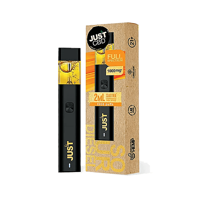 JustCBD Full Spectrum CBD Disposable Vape CBD 1000mg