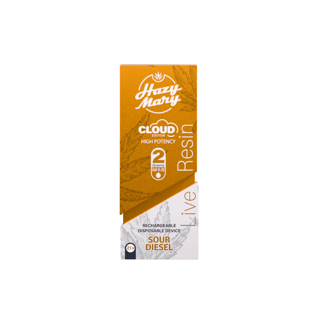 Hazy Mary 2Grams Live Resin Cloud Edition Disposable Vape - Image 2