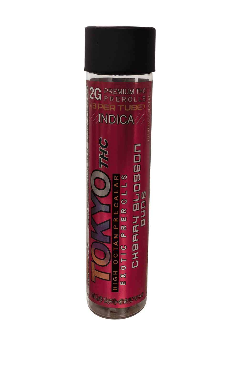 Tokyo THC EXOTIC PREROLLS 2G Cherry Blossom Bliss 3CT