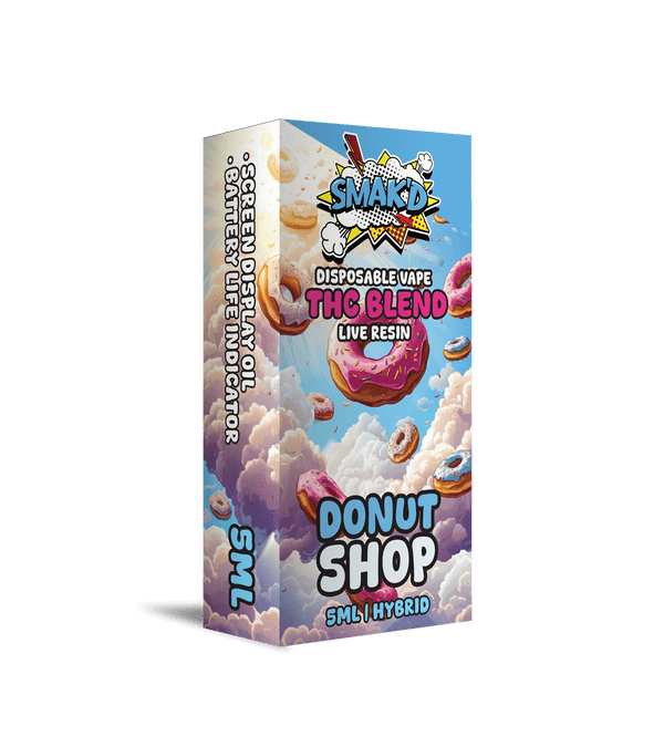 TKO Smak'd Exotic Blend Disposable THC Vape I 5ML Donut Shop