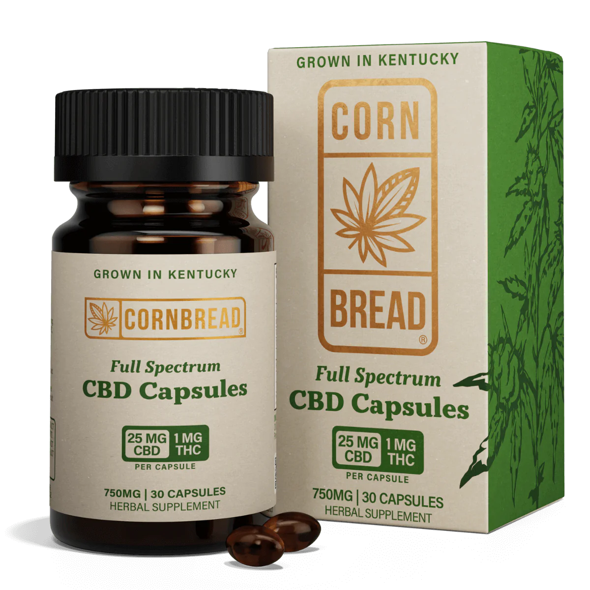 Cornbread Full Spectrum CBD Capsules
