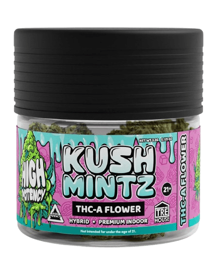 TRĒ House High Potency Kush Mintz THCA Flower 3.5g
