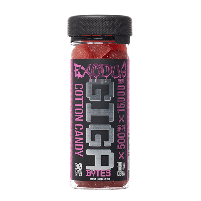 Exodus GIGABYTES Gummies 15000mg Cotton Candy